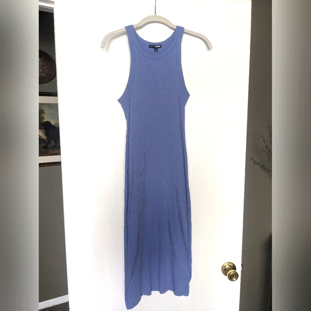 Fashion Nova Midi ribbed tank dress Small